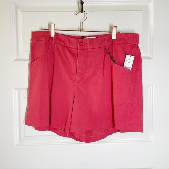 New Liverpool Hi-Rise Trouser Shorts in Watermelon Women’s Size 14/32 - Picture 2 of 10